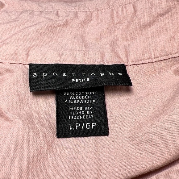 👚👕 Two Button-Up Long Sleeve Shirts one blue one pink - Picture 2 of 12